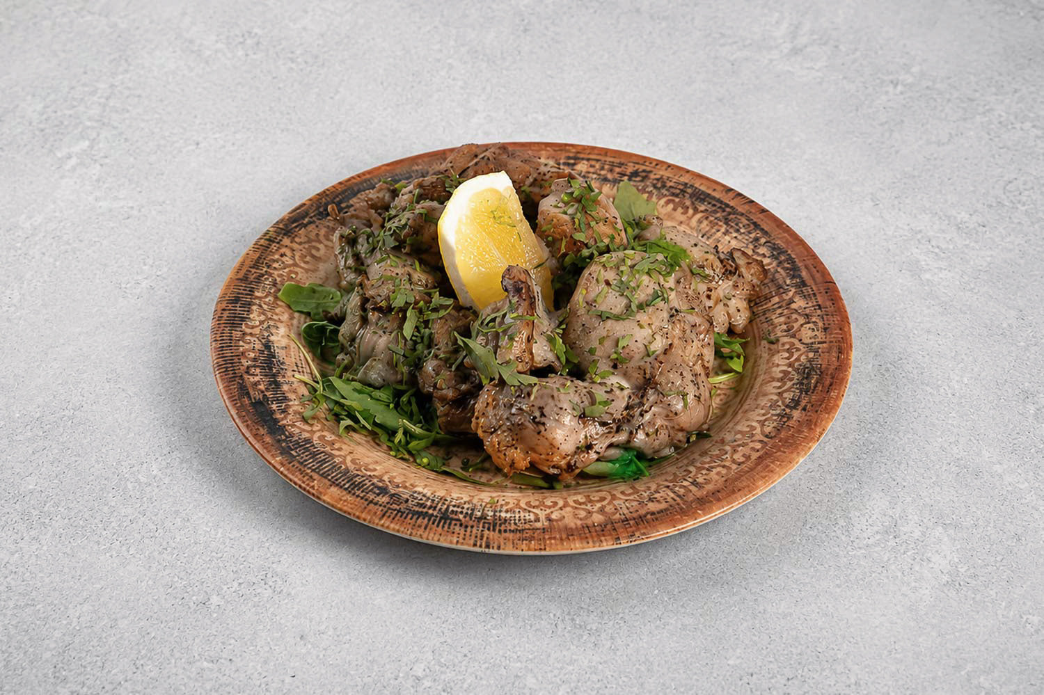 Boneless Chicken Thighs with Mixed Herbs Marinade